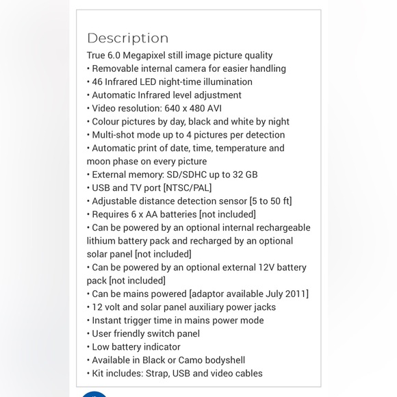 Spypoint IR-6 trail camera - Picture 6 of 6